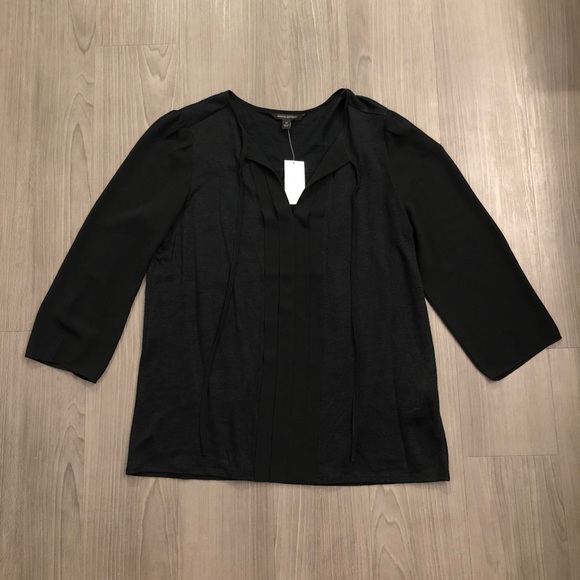 Banana Republic V Neck Tie Blouse NWT - Picture 1 of 4